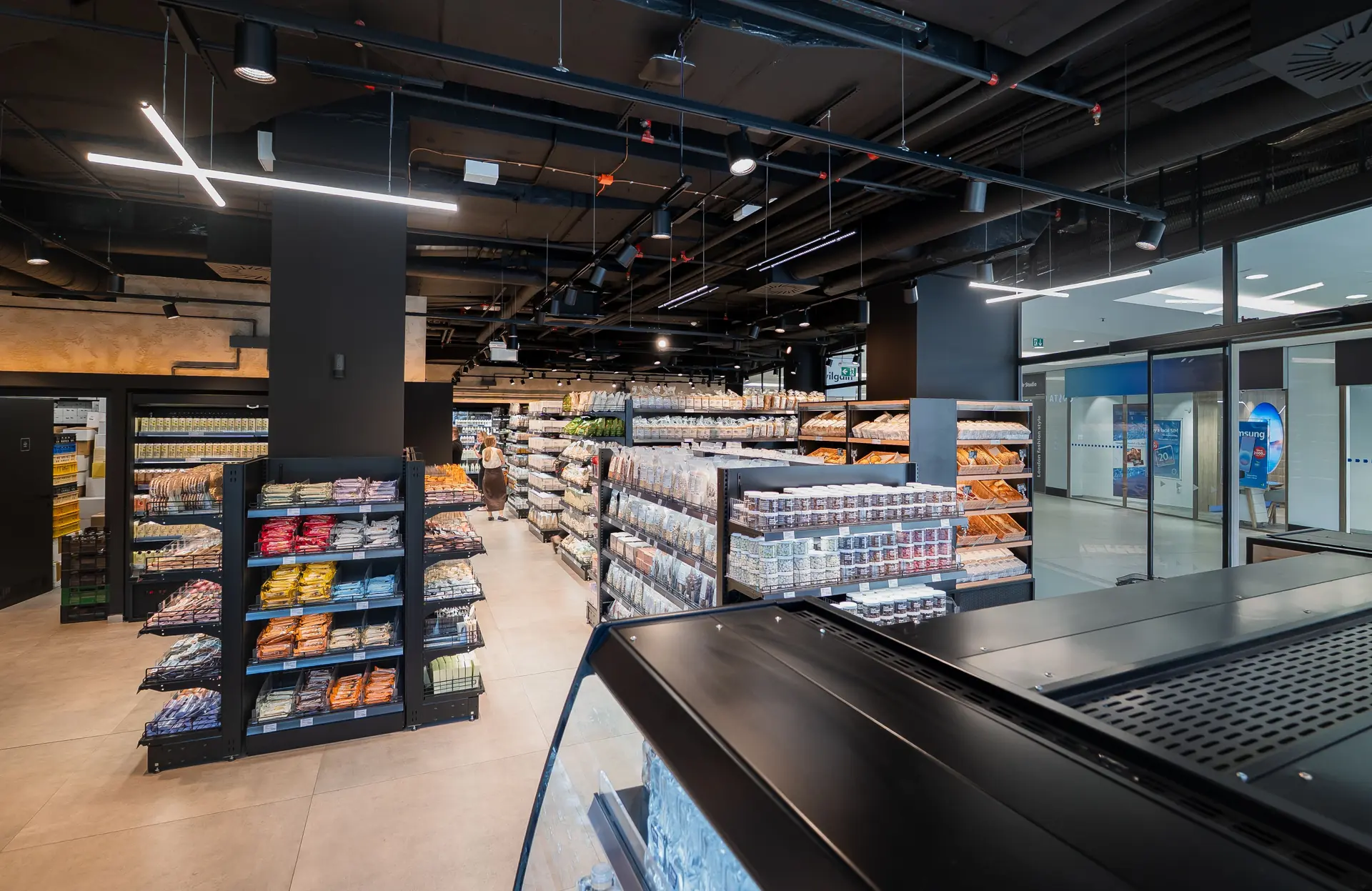 Interior of the Vilgain Oasis Florenc store
